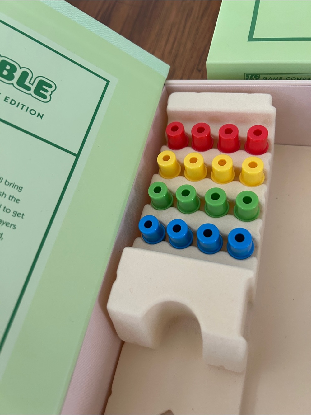Hasbro Pop-O-Matic Trouble Vintage Bookshelf Edition - Light Green - Picture 9 of 13